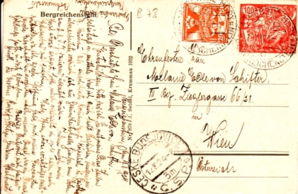Bergreichenstein 1924 95 002 ●